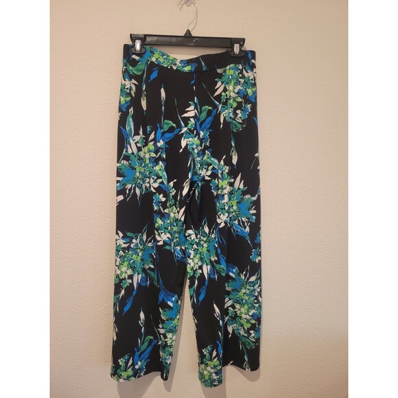 NWT HSN C Wonder by Christian Siriano Women's Wide Leg Pull on Crop Pants Sz Med - Picture 2 of 9